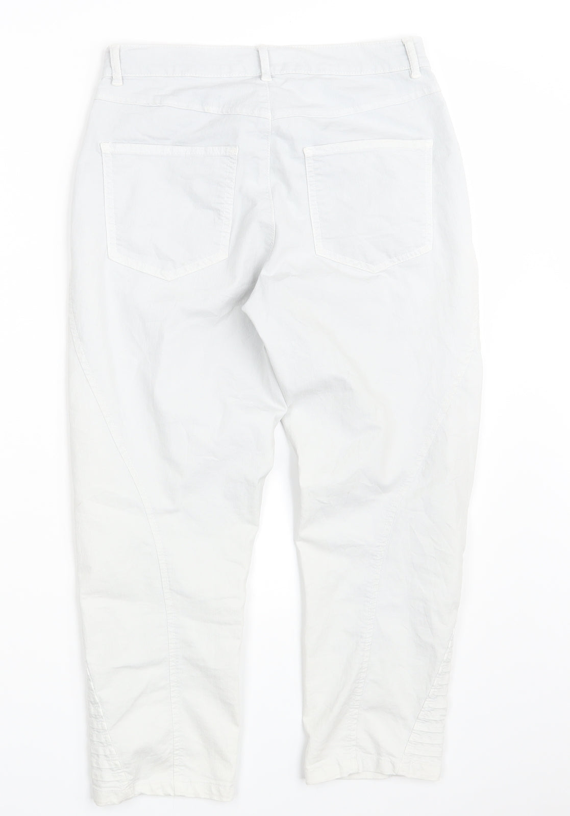 DREAM STAR Womens White  Denim Cropped Jeans Size 8 L23 in