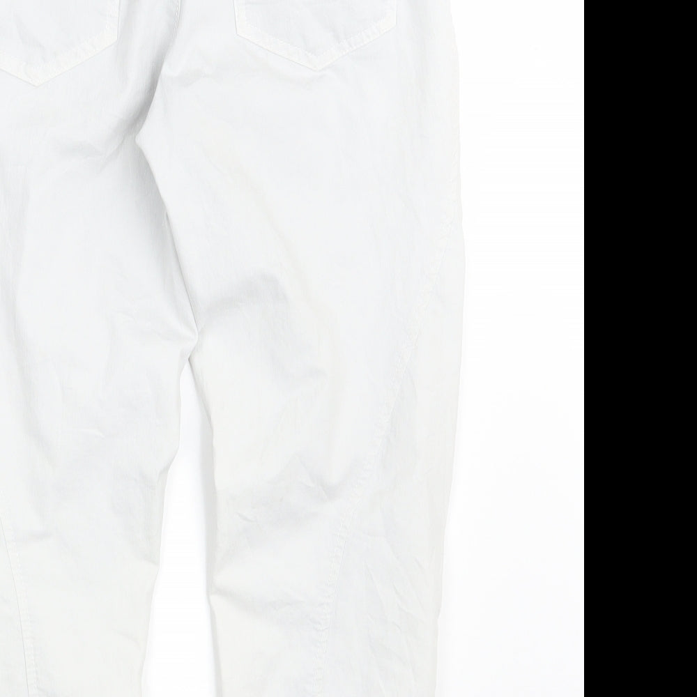 DREAM STAR Womens White  Denim Cropped Jeans Size 8 L23 in
