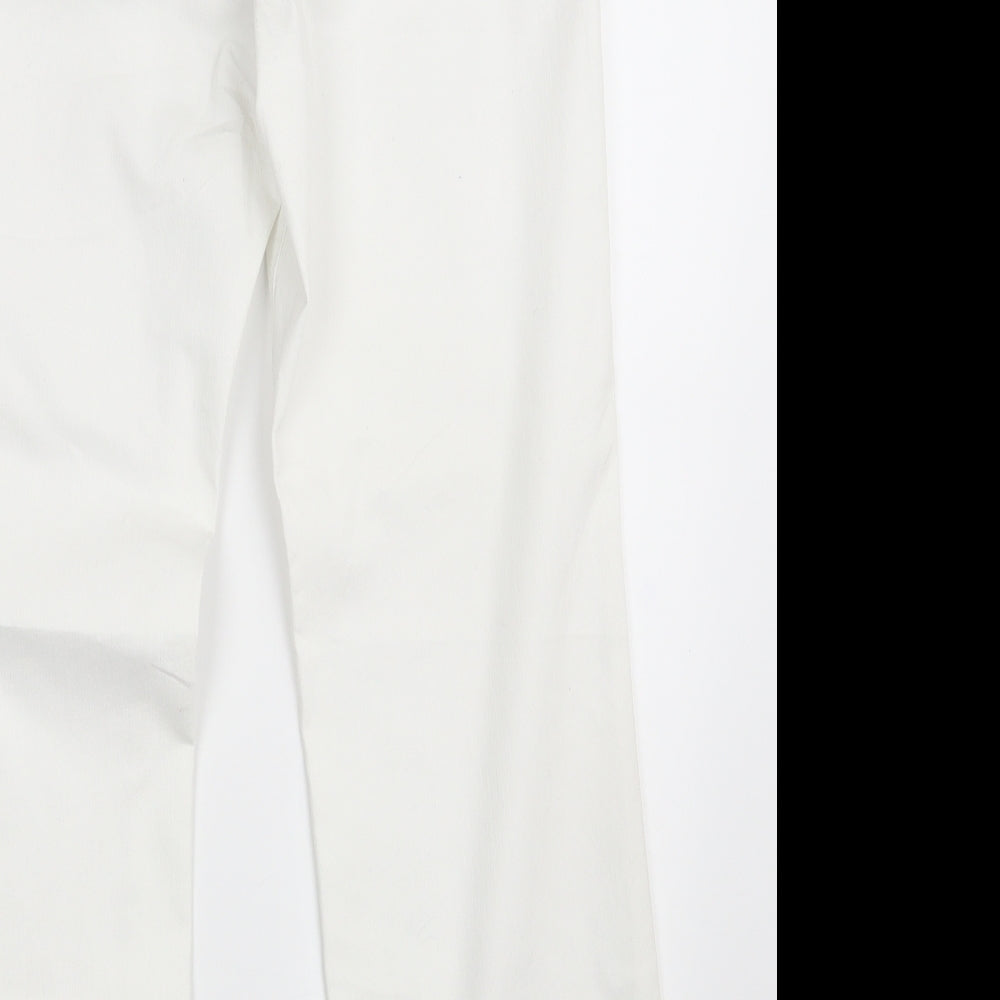 Biaggini Womens White  Denim Straight Jeans Size 30 in L29 in