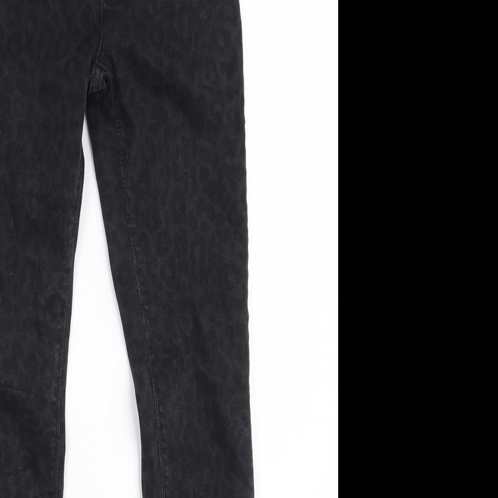 Womens UK Size 2XS Buena Vista Slim Fit Skinny Black Jeans