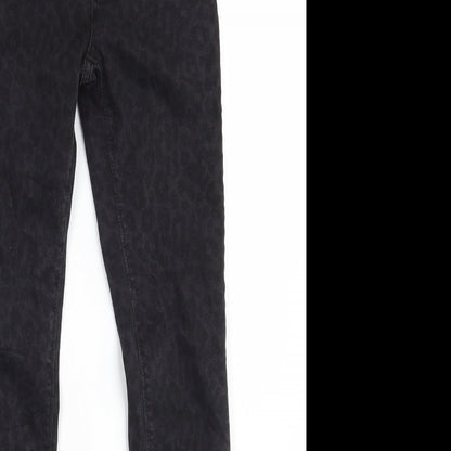 Womens UK Size 2XS Buena Vista Slim Fit Skinny Black Jeans
