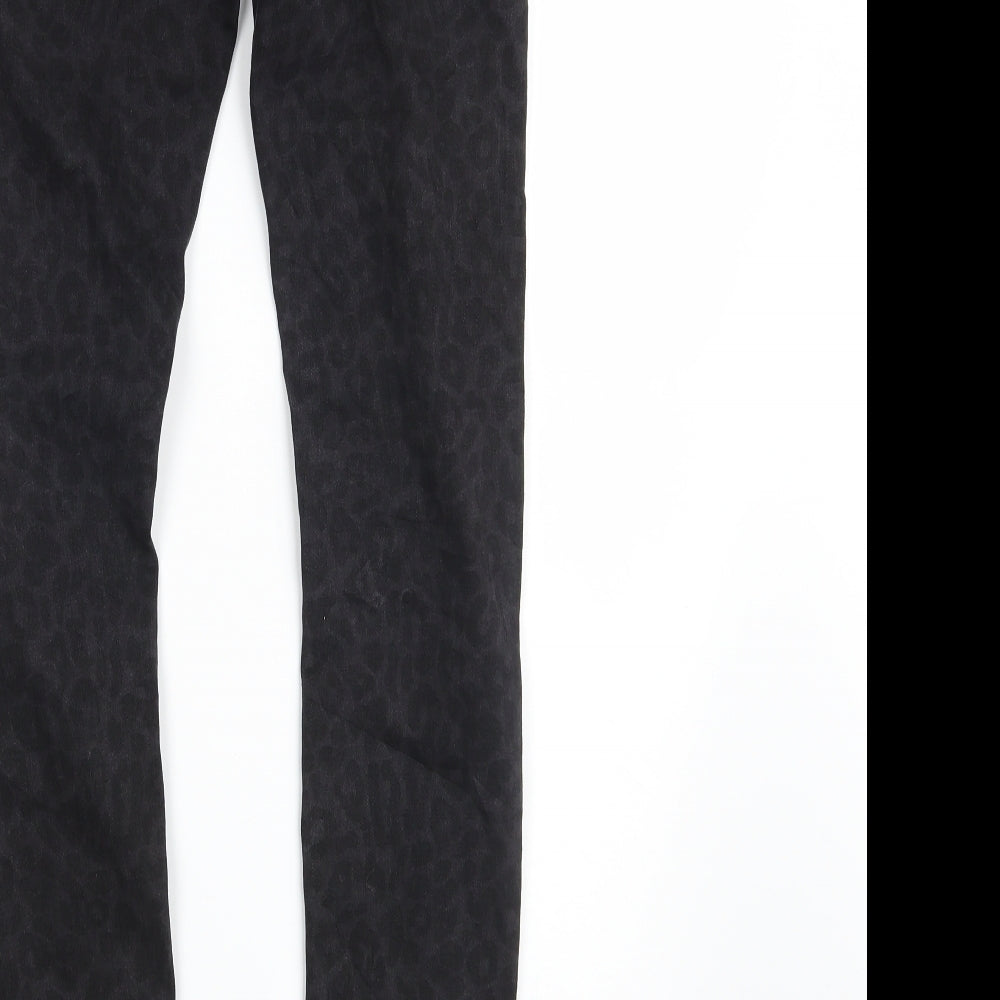 Womens UK Size 2XS Buena Vista Slim Fit Skinny Black Jeans