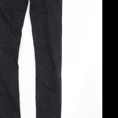 Womens UK Size 2XS Buena Vista Slim Fit Skinny Black Jeans