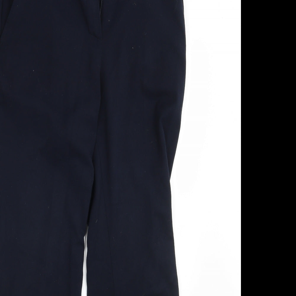 Womens UK Size 8 M&S Regular Fit  Blue Trousers
