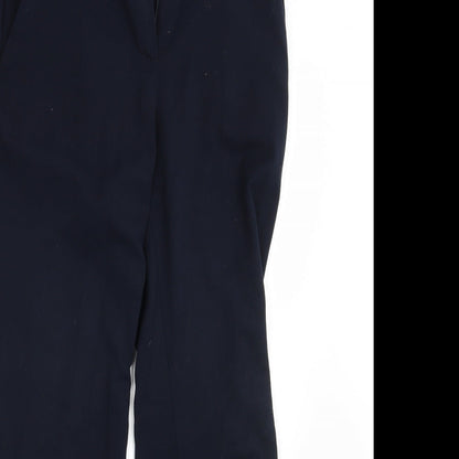 Womens UK Size 8 M&S Regular Fit  Blue Trousers