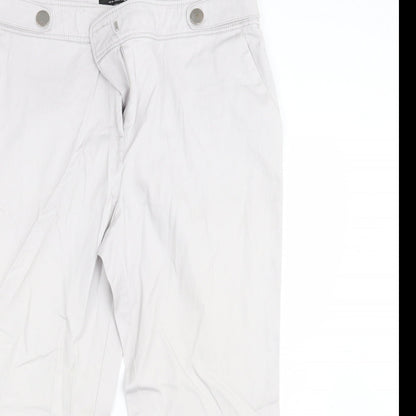 Womens UK Size 14 Dorothy Perkins Regular Fit  White Trousers