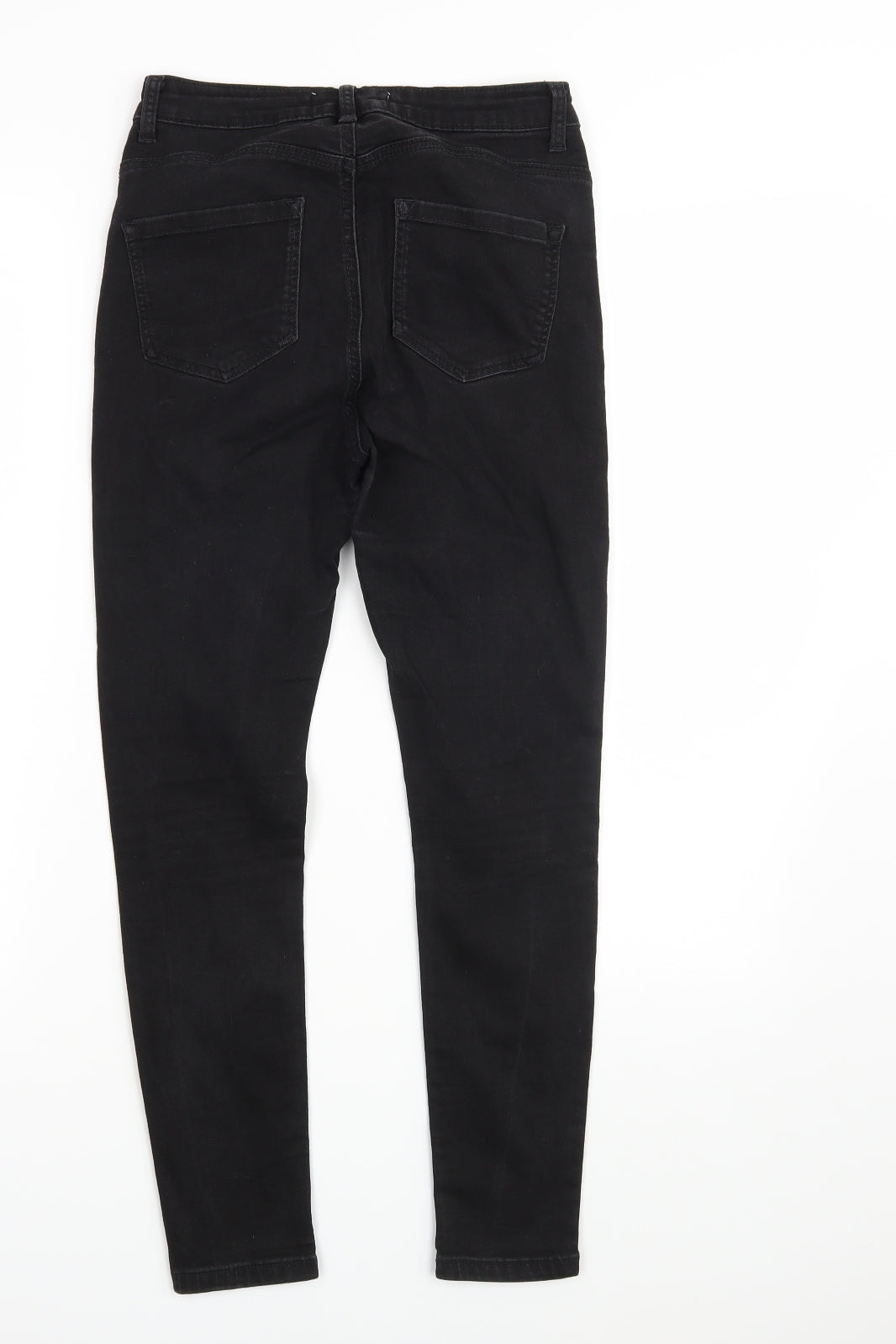 Dorothy Perkins Womens Black  Denim Skinny Jeans Size 6 L25 in