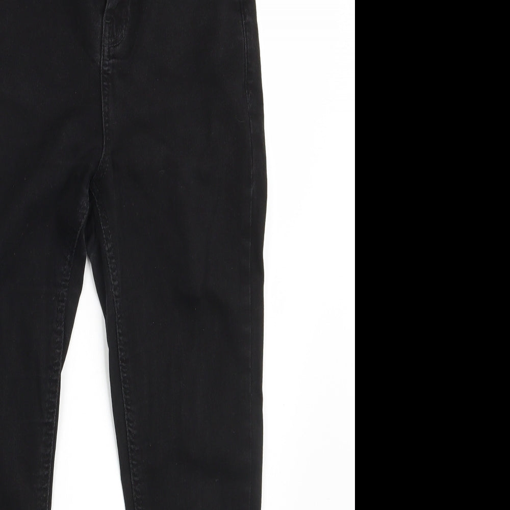 Dorothy Perkins Womens Black  Denim Skinny Jeans Size 6 L25 in