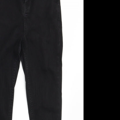 Dorothy Perkins Womens Black  Denim Skinny Jeans Size 6 L25 in