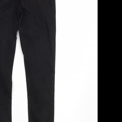 Dorothy Perkins Womens Black  Denim Skinny Jeans Size 6 L25 in