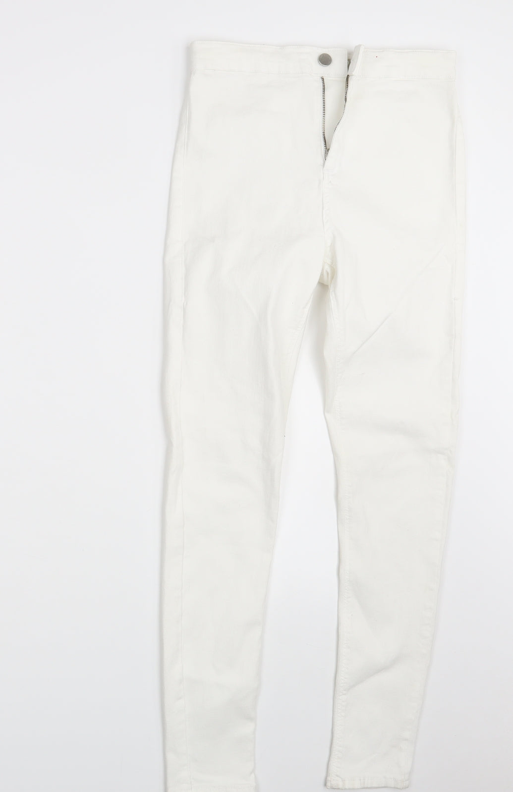 Topshop Womens Ivory  Denim Jegging Jeans Size 32 in L32 in