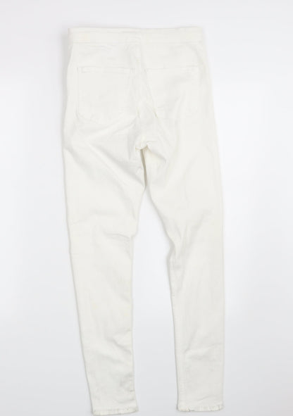 Topshop Womens Ivory  Denim Jegging Jeans Size 32 in L32 in
