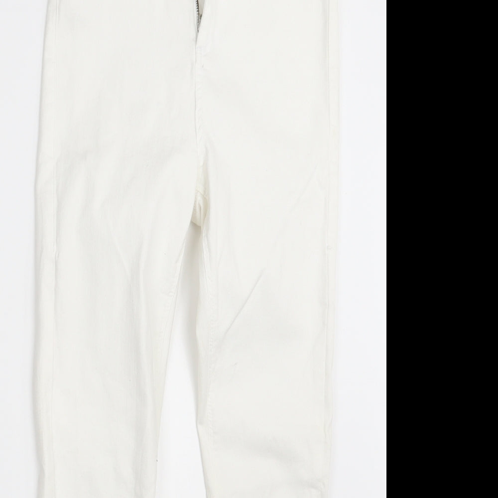 Topshop Womens Ivory  Denim Jegging Jeans Size 32 in L32 in