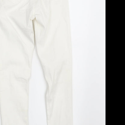 Topshop Womens Ivory  Denim Jegging Jeans Size 32 in L32 in