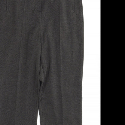 Womens UK Size 10 M&S Slim Fit  Black Trousers