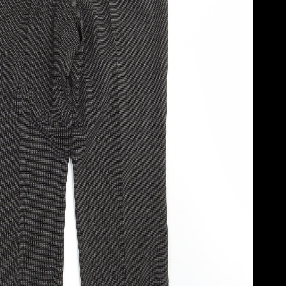 Womens UK Size 10 M&S Slim Fit  Black Trousers