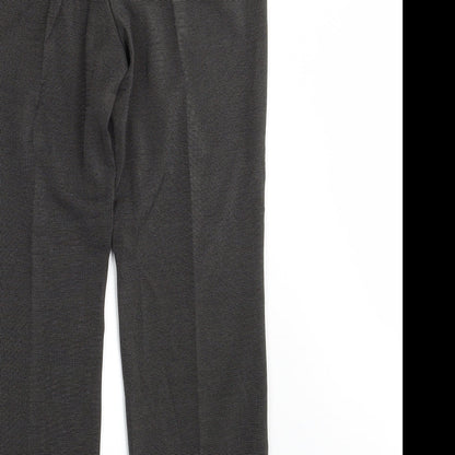 Womens UK Size 10 M&S Slim Fit  Black Trousers