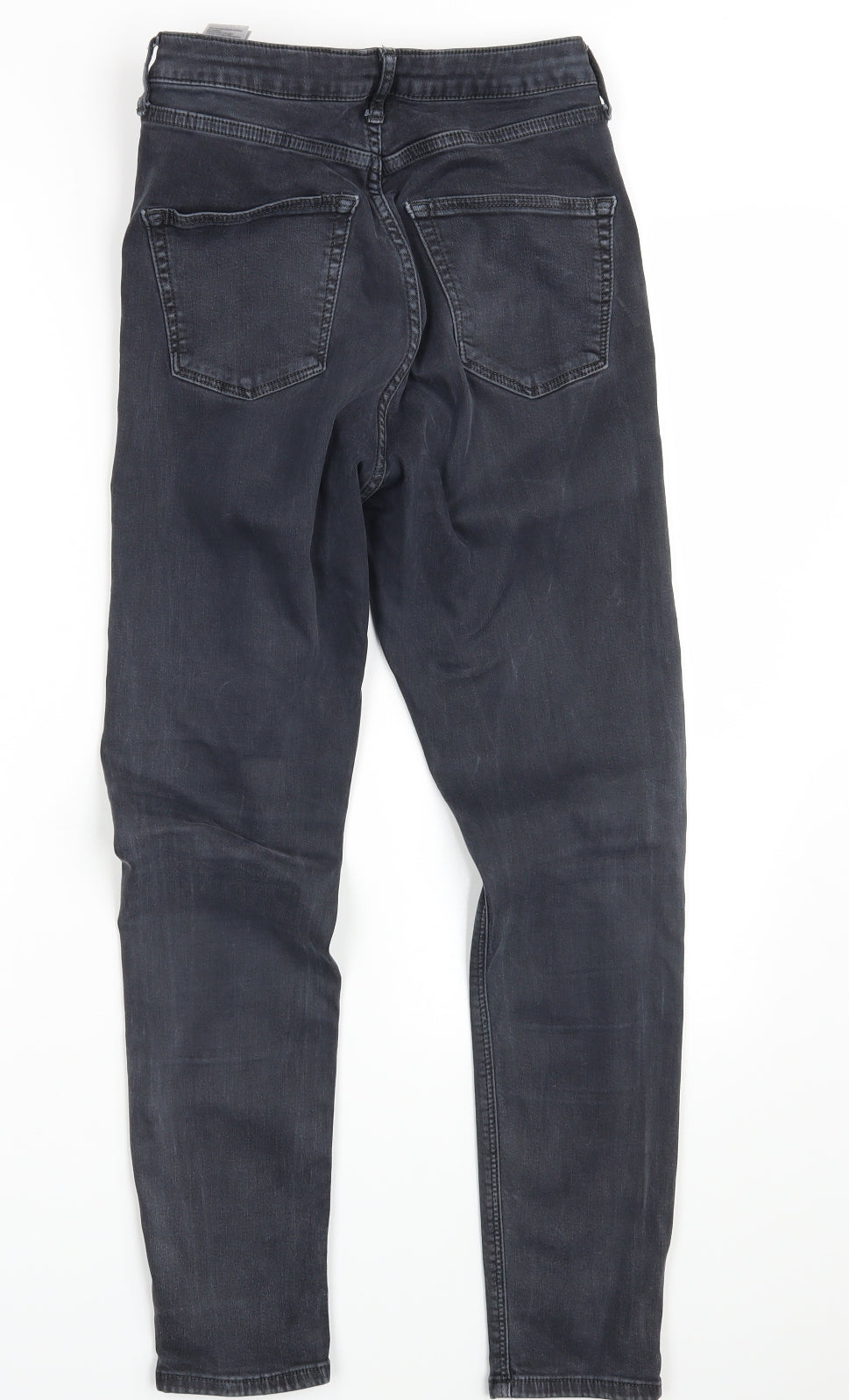 Topshop Womens Black  Denim Skinny Jeans Size 30 in L30 in