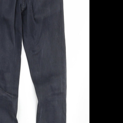 Topshop Womens Black  Denim Skinny Jeans Size 30 in L30 in