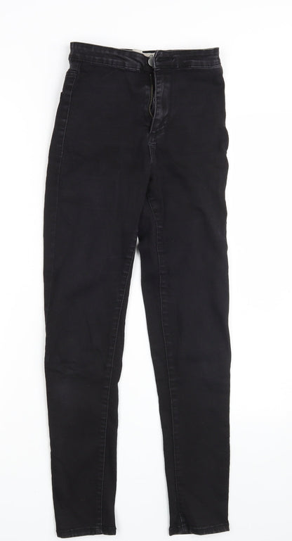 Denim Co.  Womens Black  Denim Jegging Jeans Size 6 L27 in