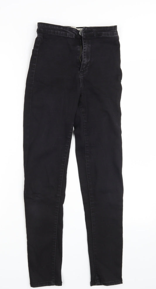 Denim Co.  Womens Black  Denim Jegging Jeans Size 6 L27 in