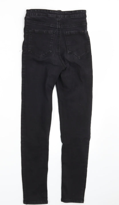 Denim Co.  Womens Black  Denim Jegging Jeans Size 6 L27 in