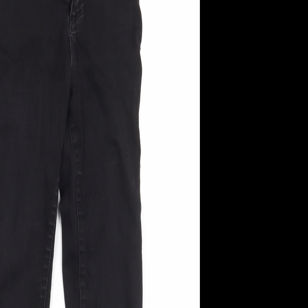 Denim Co.  Womens Black  Denim Jegging Jeans Size 6 L27 in