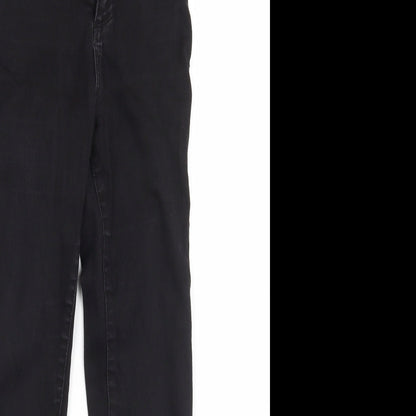 Denim Co.  Womens Black  Denim Jegging Jeans Size 6 L27 in