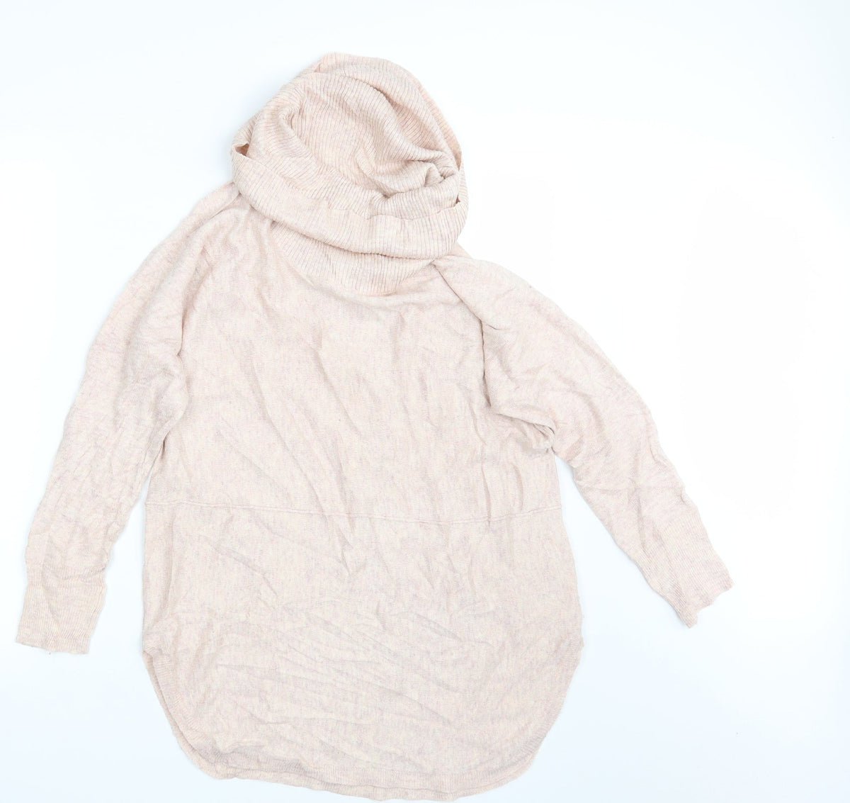Additional front view of First Avenue women’s pink pullover sweatshirt, size S
