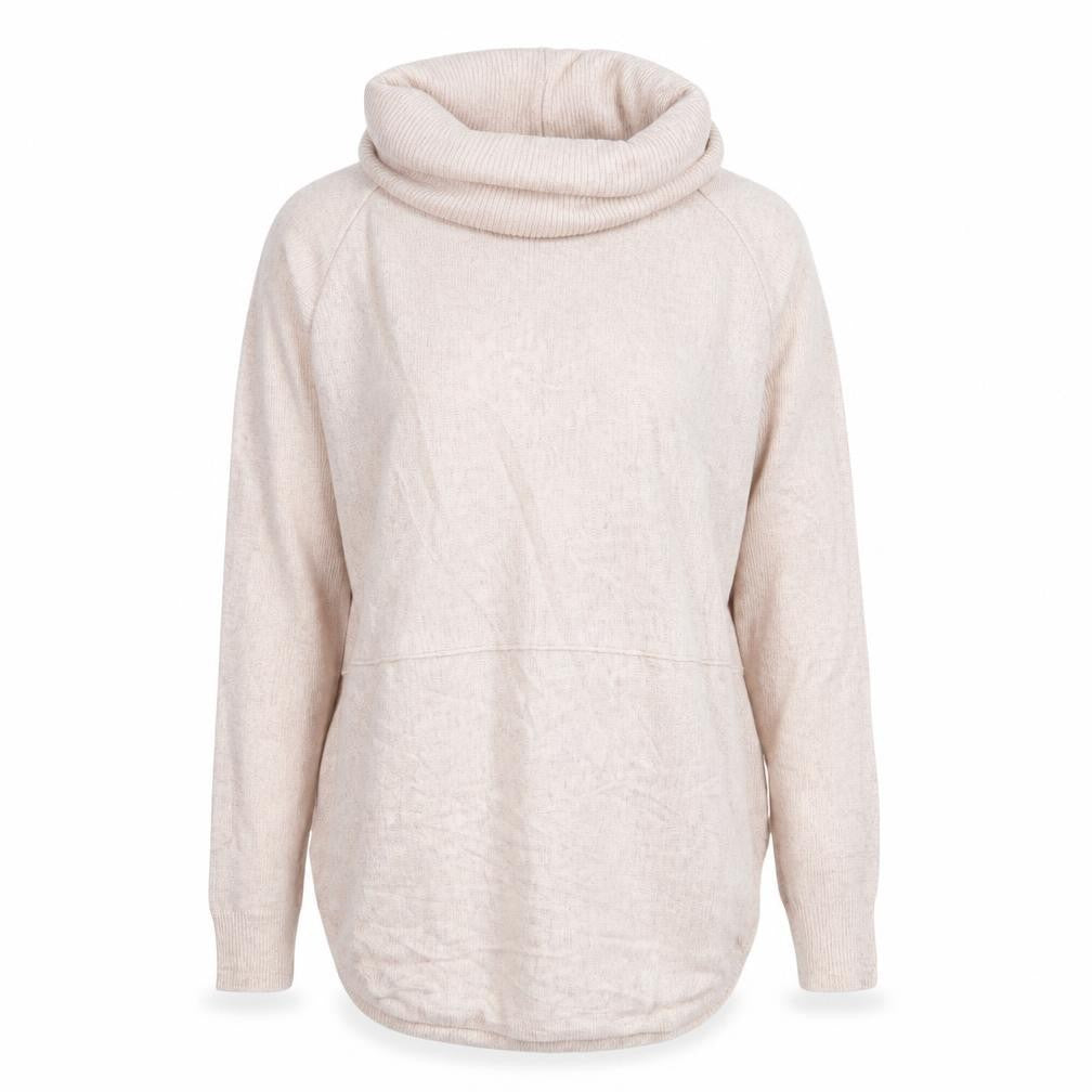 Front view of First Avenue women’s pink pullover sweatshirt, size S