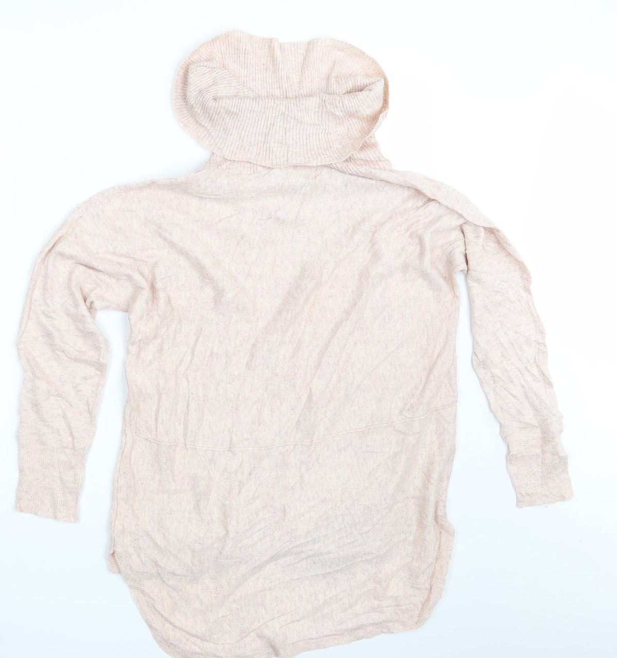 Back view of First Avenue women’s pink pullover sweatshirt, size S
