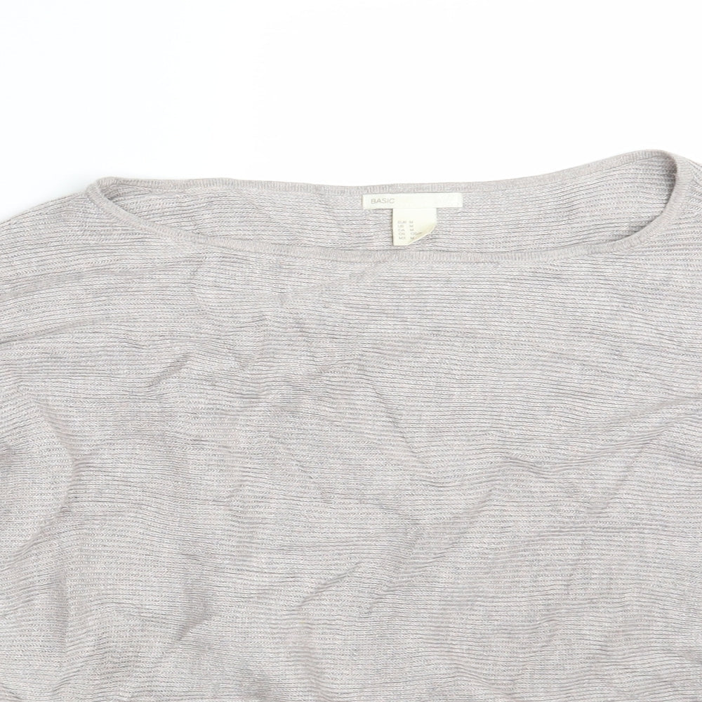 Womens UK Size M H&M Purple Pullover Jumper