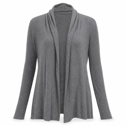 Front view of F&F women’s grey wrap jumper, size UK 12