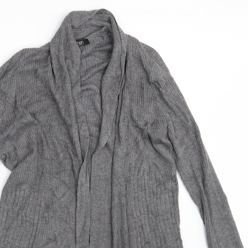 F&F Womens Grey   Wrap Jumper Size 12