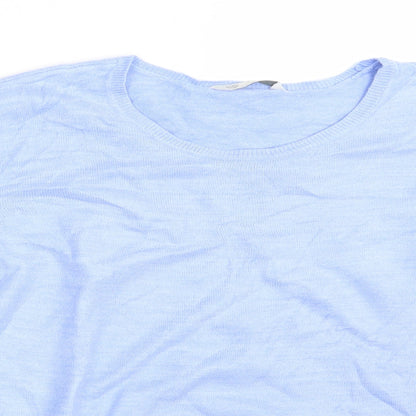 BHS Womens Blue  Knit Pullover Jumper Size 14