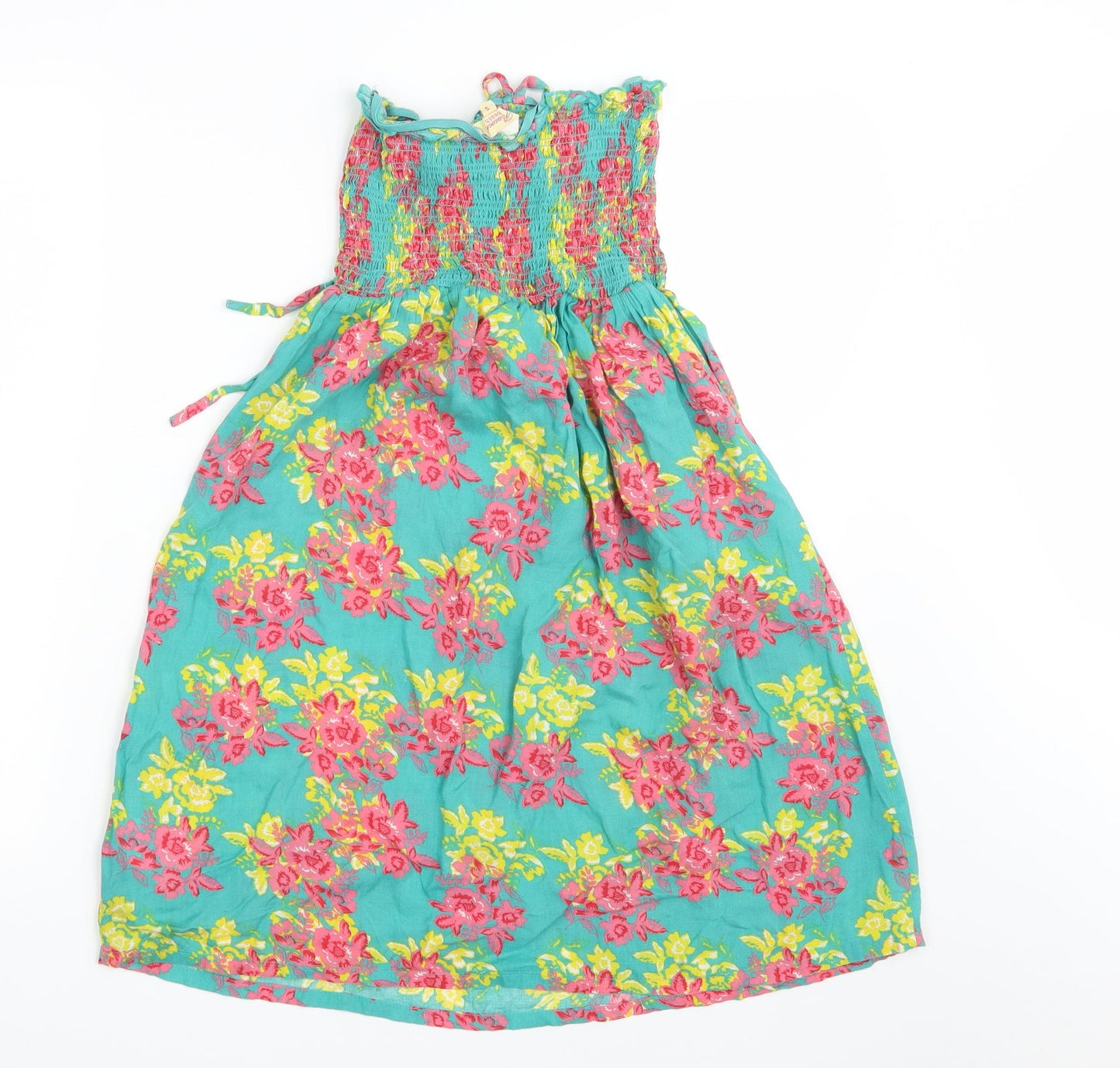 Peacocks Girls Green Floral  A-Line  Size S