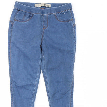 Denim & Co. Womens Blue  Denim Skinny Jeans Size 8 L28 in