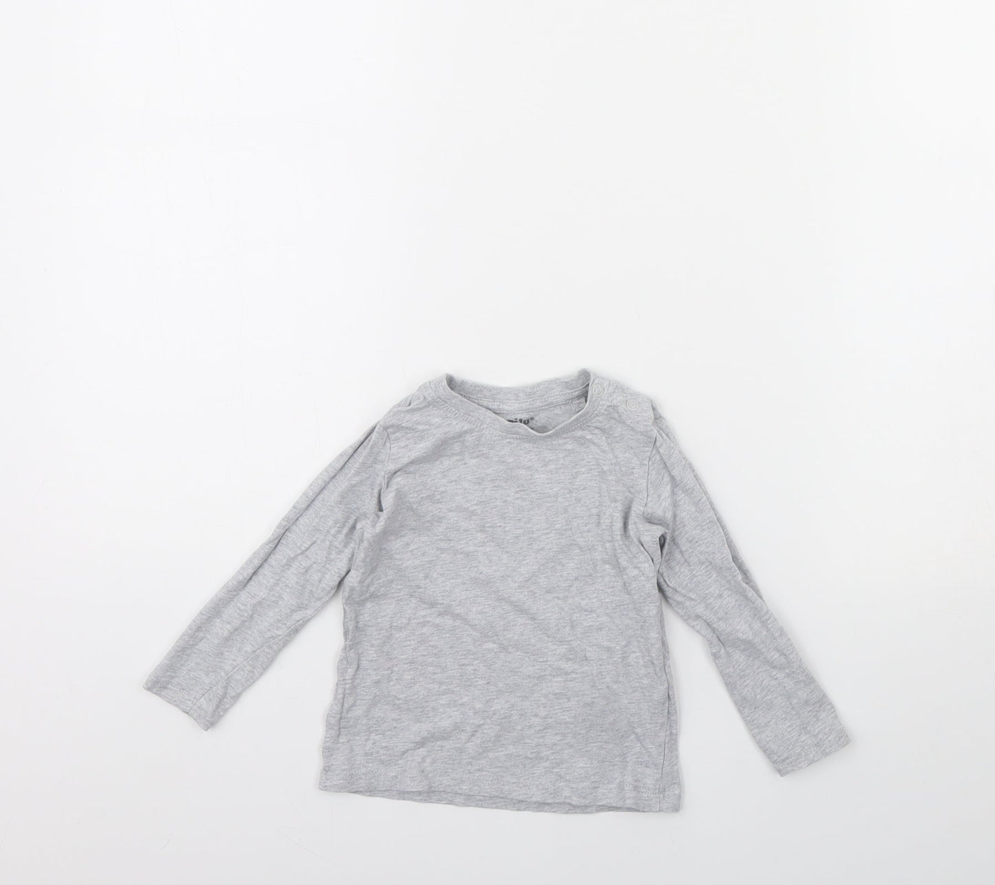 Lulipu Baby Grey   Basic T-Shirt Size 12 Months