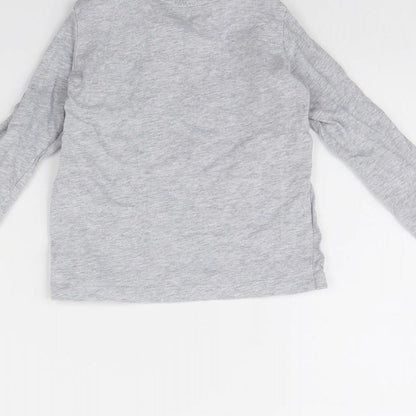 Lulipu Baby Grey   Basic T-Shirt Size 12 Months