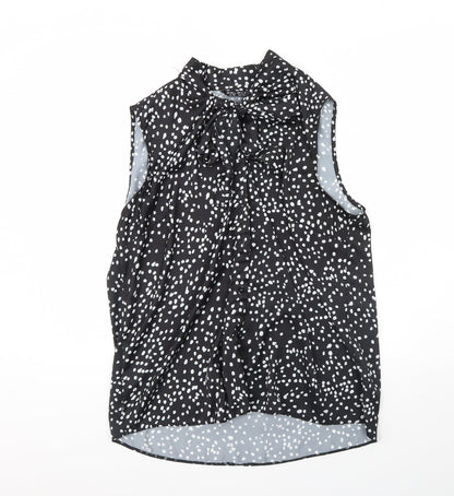 Womens UK Size 16 Select Black Basic Button-Up