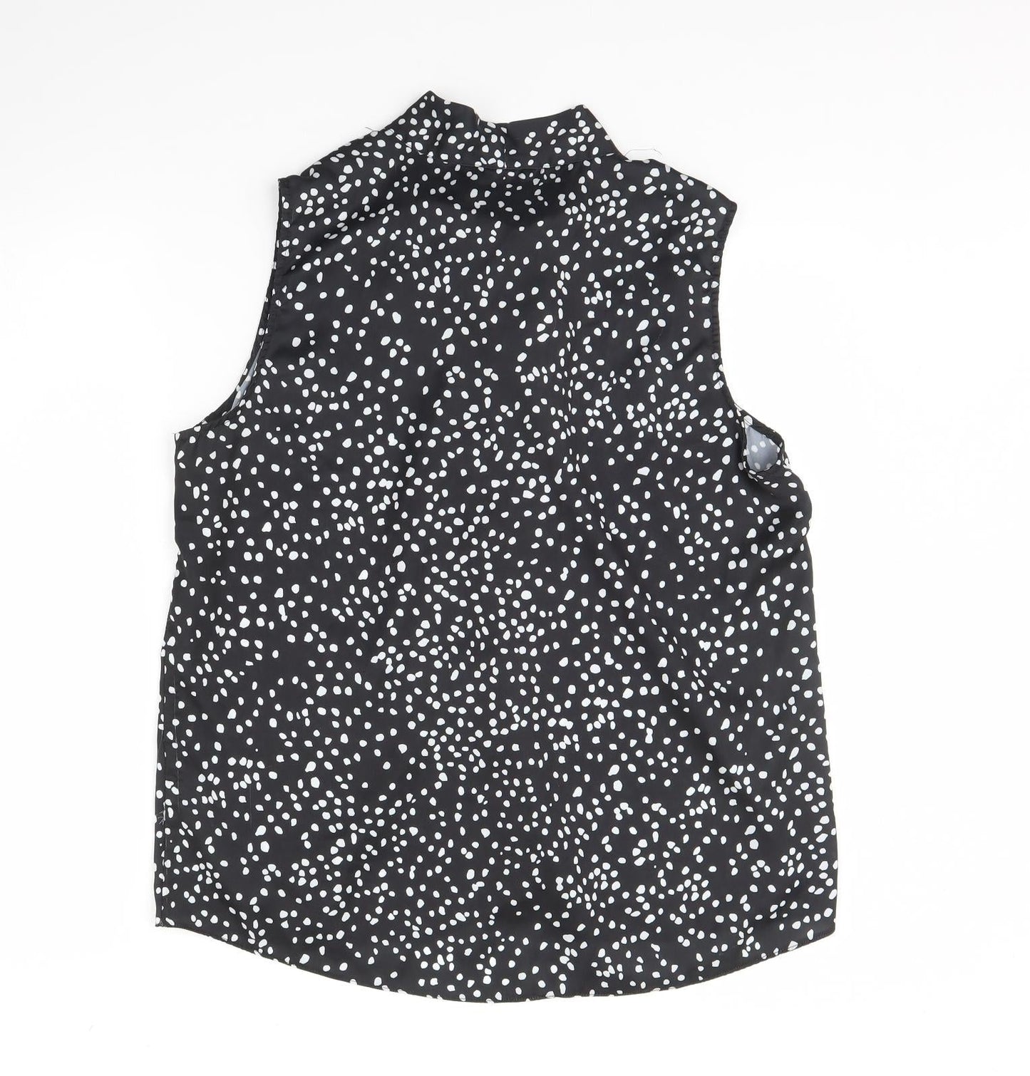 Womens UK Size 16 Select Black Basic Button-Up