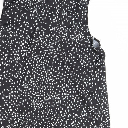 Womens UK Size 16 Select Black Basic Button-Up