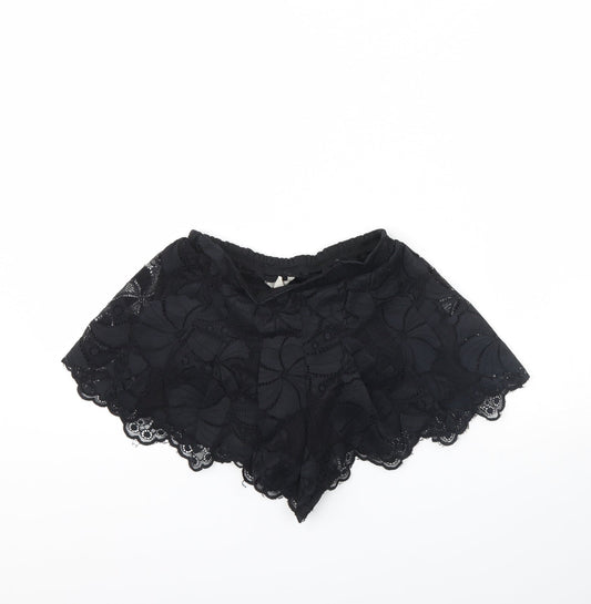 FOREVER 21 Womens Black   Cut-Off Shorts Size M