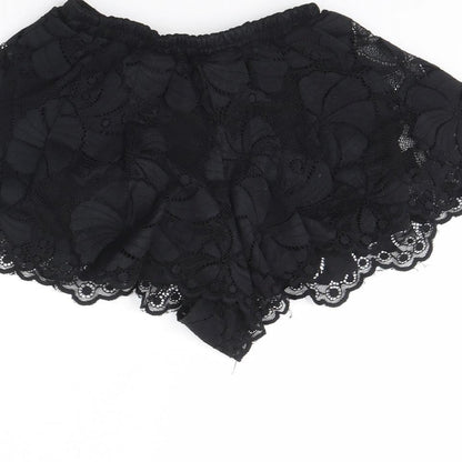 FOREVER 21 Womens Black   Cut-Off Shorts Size M