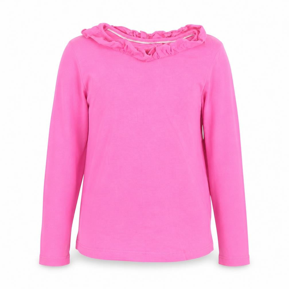 Front view of Marks & Spencer girls’ pink basic blouse, size 6, years
