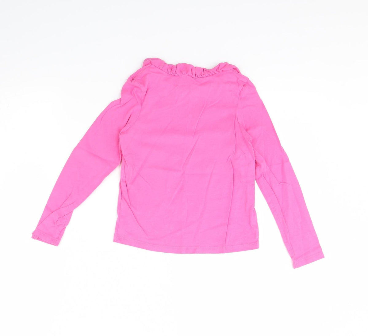 Back view of Marks & Spencer girls’ pink basic blouse, size 6, years