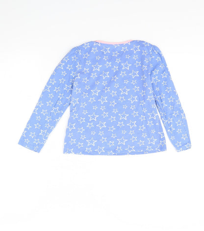 George Girls Blue Spotted  Cami Pyjama Top Size 6 Years