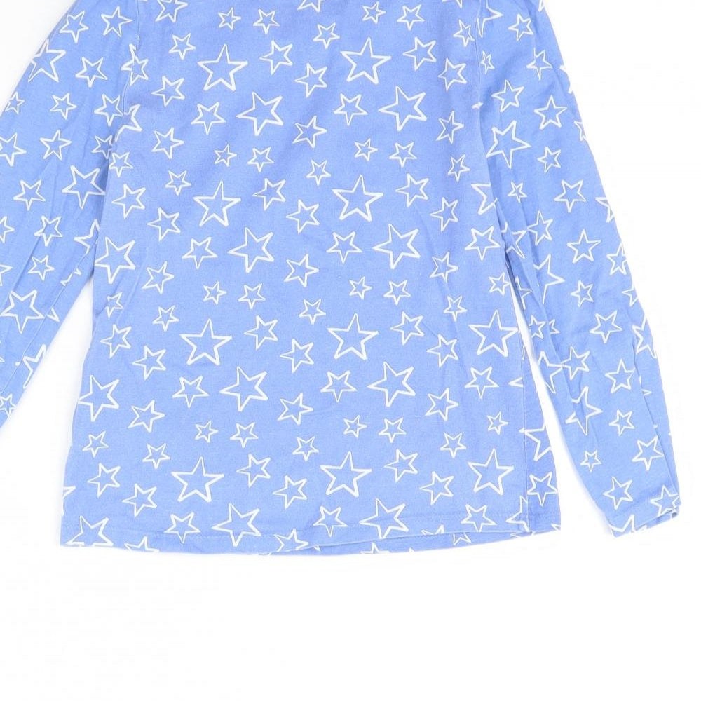 George Girls Blue Spotted  Cami Pyjama Top Size 6 Years
