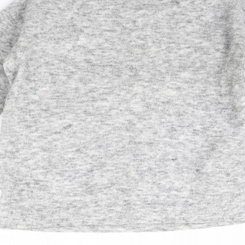 Womens UK Size M Quiz Grey Pullover Jumper
