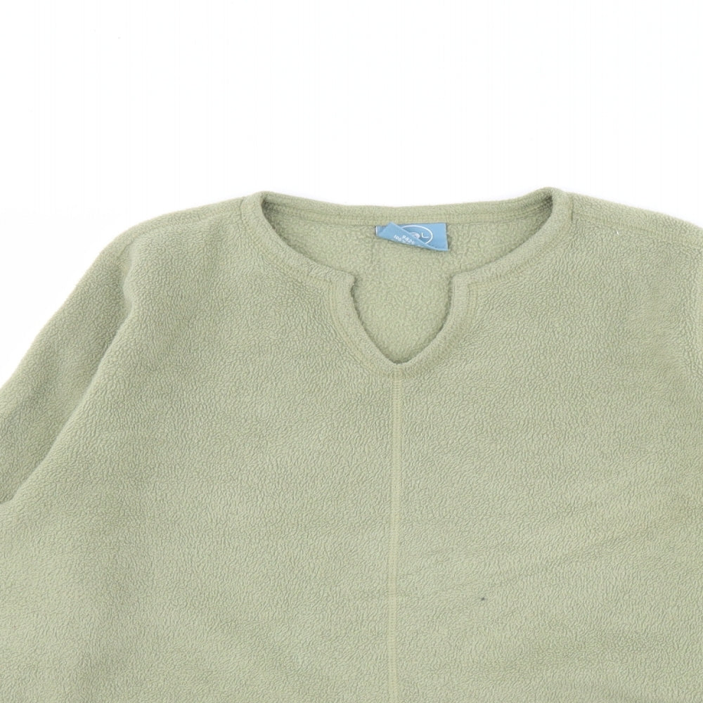 PSL Womens Green  Fleece Pullover Jumper Size 14